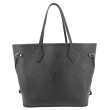 Load image into Gallery viewer, LOUIS VUITTON Neverfull MM Empreinte Leather Tote Shoulder Bag Black
