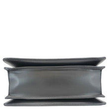 Load image into Gallery viewer, GUCCI Queen Margaret Bee Blind For Love Leather Shoulder Bag Black 476541
