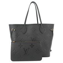 Load image into Gallery viewer, LOUIS VUITTON Neverfull MM Empreinte Leather Tote Shoulder Bag Black
