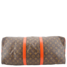 Load image into Gallery viewer, LOUIS VUITTON Keepall Bandoulière 50 Monogram Canvas Travel Bag Coquelicot
