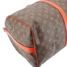 Load image into Gallery viewer, LOUIS VUITTON Keepall Bandoulière 50 Monogram Canvas Travel Bag Coquelicot
