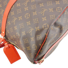 Load image into Gallery viewer, LOUIS VUITTON Keepall Bandoulière 50 Monogram Canvas Travel Bag Coquelicot
