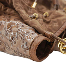 Load image into Gallery viewer, LOUIS VUITTON Irene Monogram Suede Hobo Bag Brown
