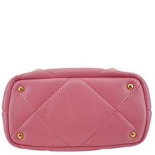 Load image into Gallery viewer, VALENTINO Roman Stud Small Nappa Leather Top Handle Crossbody Bag Flamingo Pink
