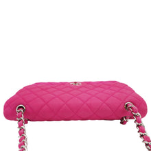 Load image into Gallery viewer, CHANEL Jumbo Classic Double Flap Quilted Caviar Leather Shoulder Bag Pink
