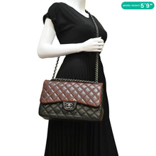 Load image into Gallery viewer, CHANEL Classic Double Flap Medium Quilted Leather  dummy look
