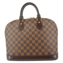 Load image into Gallery viewer, LOUIS VUITTON Alma PM Damier Ebene  Satchel Bag Brown

