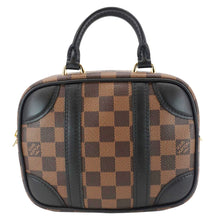 Load image into Gallery viewer, LOUIS VUITTON Valisette Souple BB Damier Ebene Shoulder Bag Black
