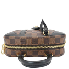 Load image into Gallery viewer, LOUIS VUITTON Valisette Souple BB Damier Ebene Shoulder Bag Black
