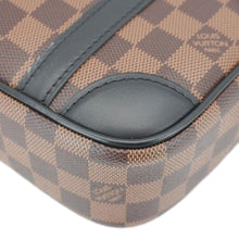 Load image into Gallery viewer, LOUIS VUITTON Valisette Souple BB Damier Ebene Shoulder Bag Black
