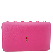 Load image into Gallery viewer, CHRISTIAN LOUBOUTIN Paloma Embellished Leather Chain Clutch Bag Pink
