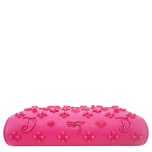 Load image into Gallery viewer, CHRISTIAN LOUBOUTIN Paloma Embellished Leather Chain Clutch Bag Pink
