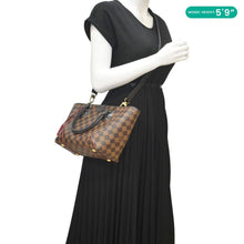 Load image into Gallery viewer, LOUIS VUITTON Caissa MM Damier Ebene Tote Bag Brown
