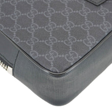 Load image into Gallery viewer, GUCCI GG Supreme Canvas Belt Bag with Zip Pocket Black 478325
