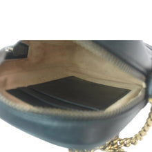 Load image into Gallery viewer, GUCCI GG Marmont Mini Matelasse Leather Crossbody Bag Black 598597
