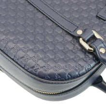 Load image into Gallery viewer, GUCCI Small Microguccissima Leather Crossbody Bag Navy Blue 510286
