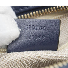 Load image into Gallery viewer, GUCCI Small Microguccissima Leather Crossbody Bag Navy Blue 510286
