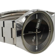 Load image into Gallery viewer, Mido Commander 1970 Day Date Men&#39;s Stainless Steel Watch Brown Silver Dial 41MM
