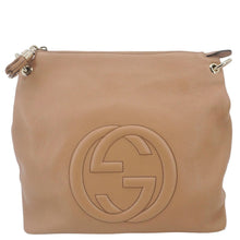 Load image into Gallery viewer, GUCCI Soho Medium Leather Tote Bag Brown 536194
