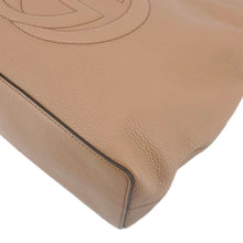 Load image into Gallery viewer, GUCCI Soho Medium Leather Tote Bag Brown 536194
