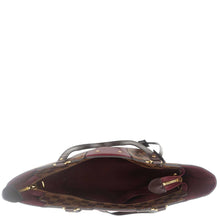Load image into Gallery viewer, LOUIS VUITTON Jersey Damier Ebene Satchel Bag Bordeaux

