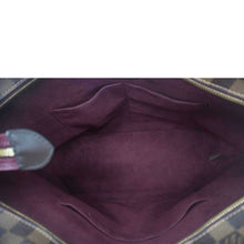 Load image into Gallery viewer, LOUIS VUITTON Jersey Damier Ebene Satchel Bag Bordeaux

