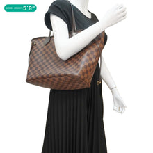 Load image into Gallery viewer, LOUIS VUITTON  Neverfull MM Damier Ebene Shoulder Bag Brown
