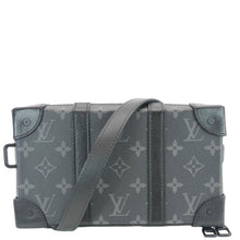 Load image into Gallery viewer, LOUIS VUITTON Soft Trunk Monogram Eclipse Wallet Shoulder Bag Black
