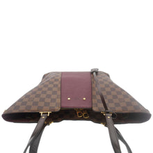 Load image into Gallery viewer, LOUIS VUITTON Jersey Damier Ebene Satchel Bag Bordeaux
