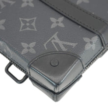 Load image into Gallery viewer, LOUIS VUITTON Soft Trunk Monogram Eclipse Wallet Shoulder Bag Black
