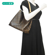 Load image into Gallery viewer, LOUIS VUITTON Graceful MM Monogram Canvas Shoulder Bag Brown
