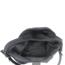 Load image into Gallery viewer, FENDI FF Logo Baguette Neoprene Fiber Shoulder Bag Black
