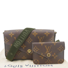 Load image into Gallery viewer, LOUIS VUITTON Felicie Strap &amp; Go Monogram Canvas Crossbody Bag Brown
