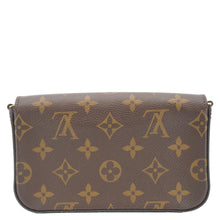 Load image into Gallery viewer, LOUIS VUITTON Felicie Strap &amp; Go Monogram Canvas Crossbody Bag Brown
