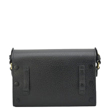 Load image into Gallery viewer, GUCCI Horsebit 1955 Flap Leather Shoulder Bag Black 732314
