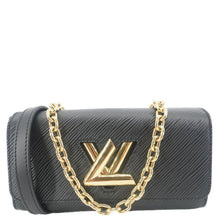 Load image into Gallery viewer, LOUIS VUITTON Twist West Epi Leather Crossbody Pochette Bag Black
