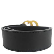 Load image into Gallery viewer, GUCCI Double G Marmont Buckle Smooth Leather Belt Black 400593
