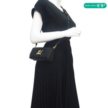 Load image into Gallery viewer, LOUIS VUITTON Twist West Epi Leather Crossbody Pochette Bag Black
