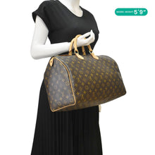 Load image into Gallery viewer, LOUIS VUITTON Speedy 40 Monogram Canvas Satchel Bag Brown
