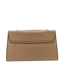 Load image into Gallery viewer, GUCCI Emily Medium GG Guccissima Patent Leather Chain Shoulder Bag Cream 295402
