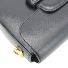 Load image into Gallery viewer, GUCCI Horsebit 1955 Flap Mini Leather Shoulder Bag Black 658574
