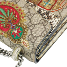 Load image into Gallery viewer, GUCCI Dionysus Small GG Supreme Elephant Embroidered Shoulder Bag Beige 400249
