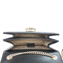 Load image into Gallery viewer, GUCCI Interlocking GG Leather Crossbody Bag Black 510304
