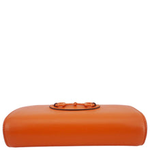 Load image into Gallery viewer, GUCCI Horsebit 1955 Mini Leather Shoulder Bag Orange 724713
