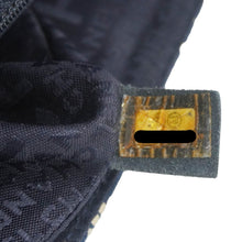 Load image into Gallery viewer, CHANEL Coco Mark No 5 Icon Canvas Chain Shoulder Bag Navy Blue
