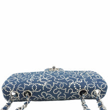 Load image into Gallery viewer, CHANEL Coco Mark No 5 Icon Canvas Chain Shoulder Bag Navy Blue
