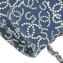 Load image into Gallery viewer, CHANEL Coco Mark No 5 Icon Canvas Chain Shoulder Bag Navy Blue
