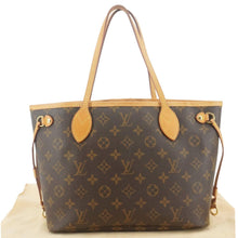 Load image into Gallery viewer, LOUIS VUITTON Neverfull PM Monogram Canvas Tote Bag Brown
