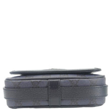 Load image into Gallery viewer, GUCCI Ophidia Super Mini GG Supreme Canvas Shoulder Bag Navy Blue 795466
