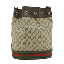 Load image into Gallery viewer, GUCCI Ophidia GG Supreme Canvas Bucket Bag Beige 540457
